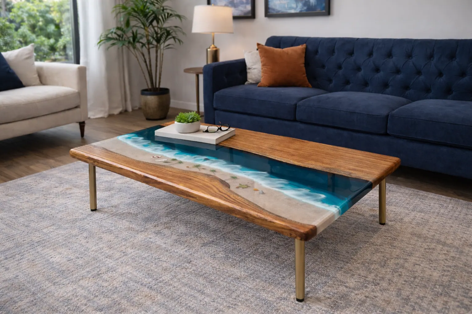 Eclipse Epoxy Centre Table — Rectangular
